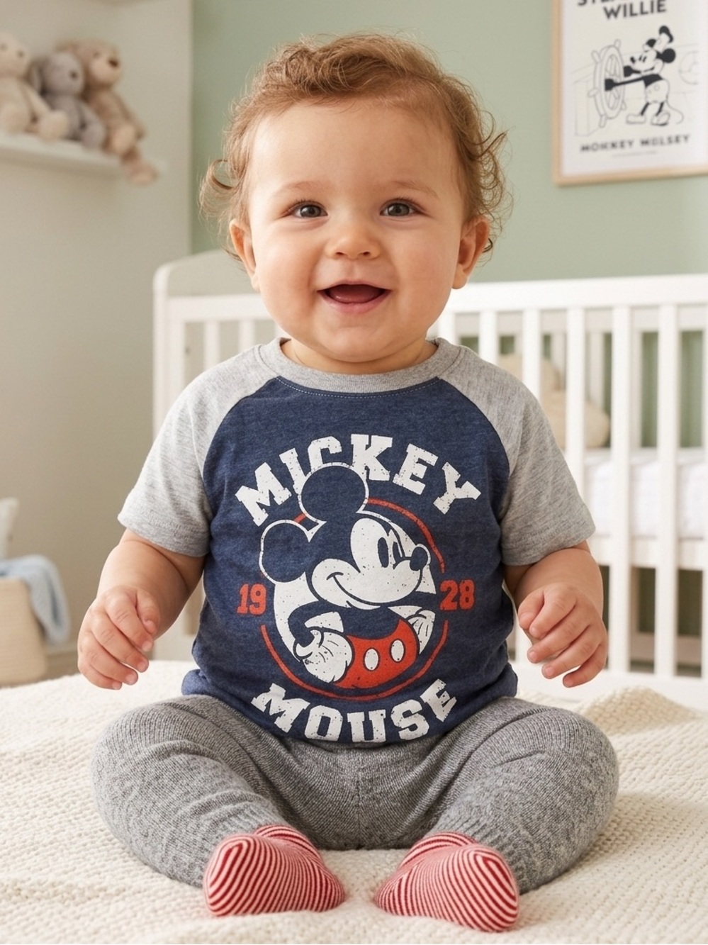 Jumping Beans Disney Mickey Mouse Raglan T-Shirt
